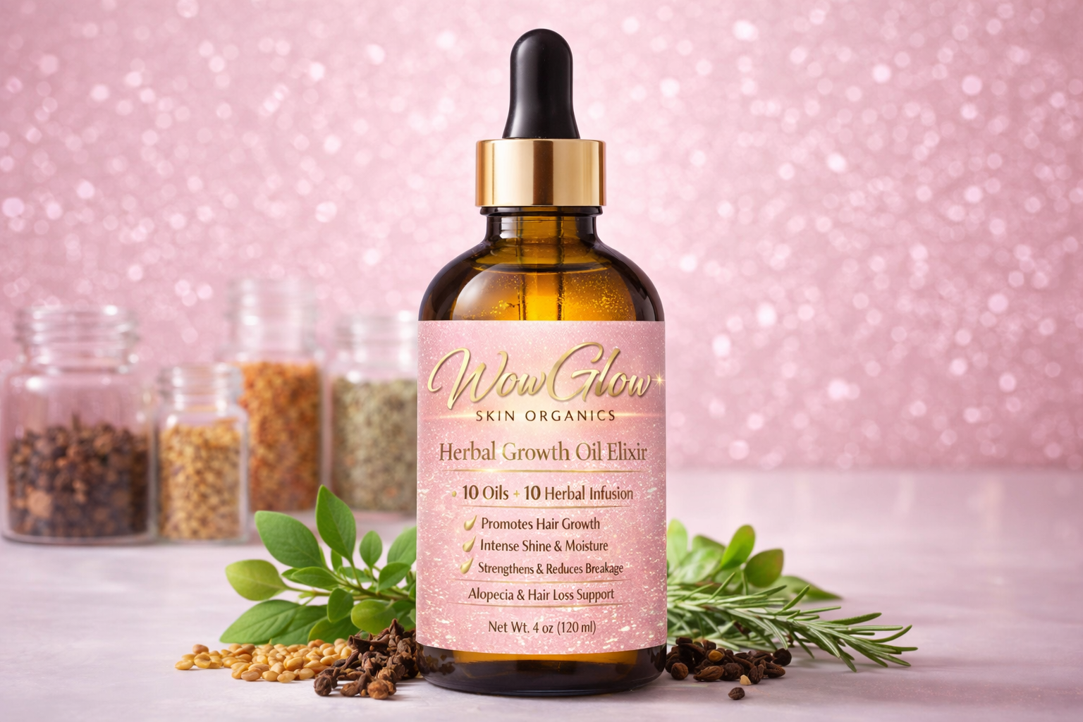 Herbal growth oil Elixir (Alopecia)