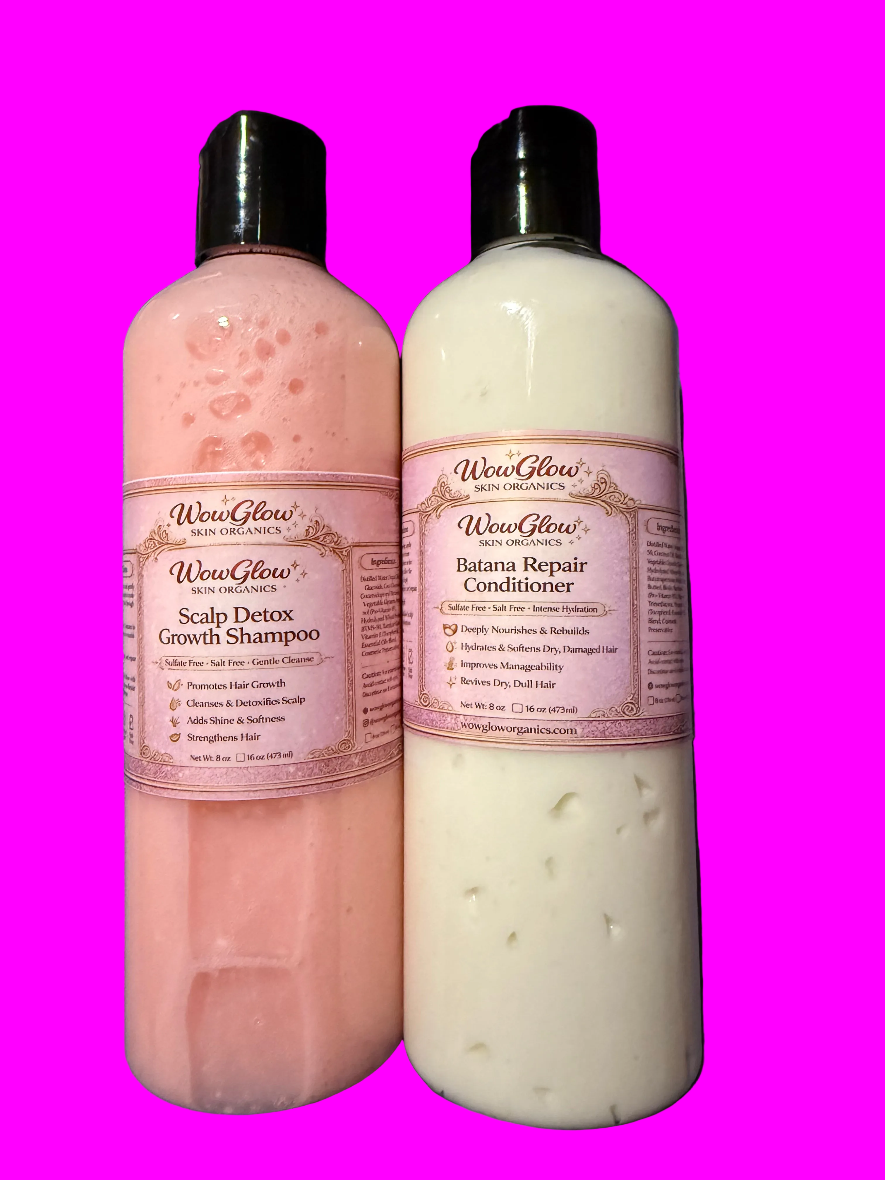 Shampoo and conditioner duo